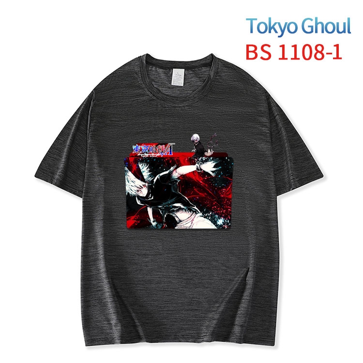 Tokyo Ghoul New ice silk cotton loose and comfortable T-shirt from XS to 5XL BS-1108-1
