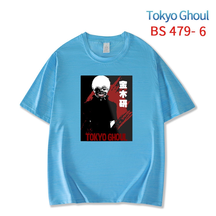 Tokyo Ghoul New ice silk cotton loose and comfortable T-shirt from XS to 5XL  BS-479-6