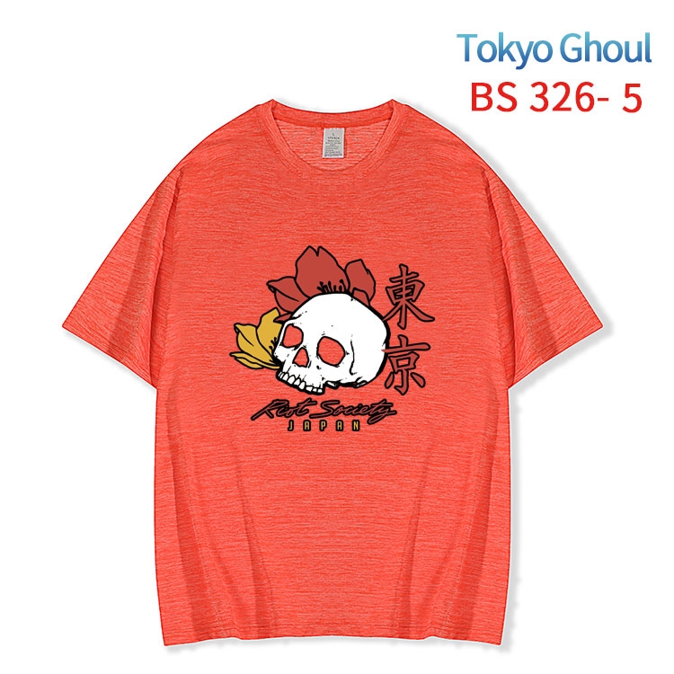 Tokyo Ghoul New ice silk cotton loose and comfortable T-shirt from XS to 5XL   BS-326-5