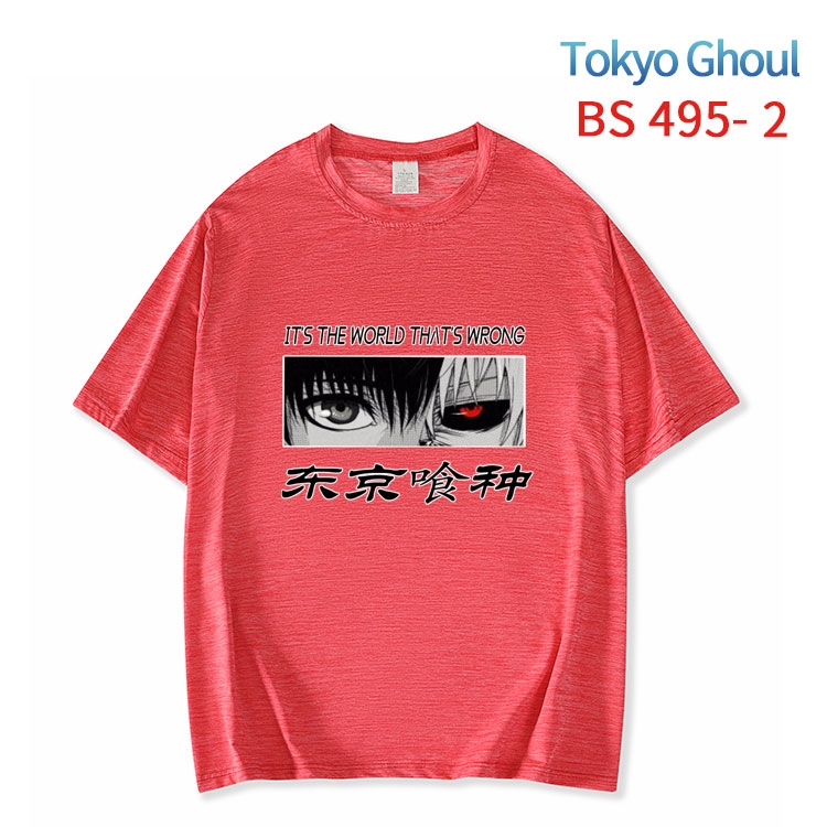 Tokyo Ghoul New ice silk cotton loose and comfortable T-shirt from XS to 5XL  BS-495-2