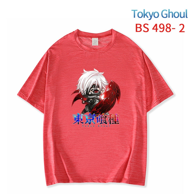 Tokyo Ghoul New ice silk cotton loose and comfortable T-shirt from XS to 5XL BS-498-2