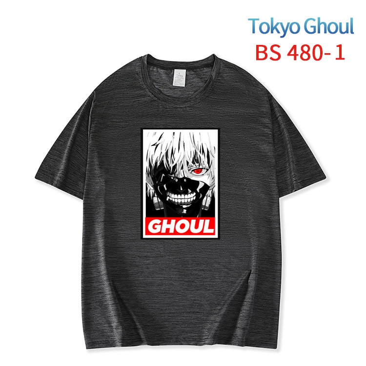 Tokyo Ghoul New ice silk cotton loose and comfortable T-shirt from XS to 5XL   BS-480-1