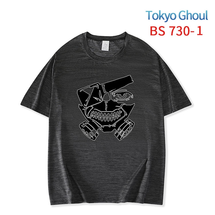 Tokyo Ghoul New ice silk cotton loose and comfortable T-shirt from XS to 5XL  BS-730-1