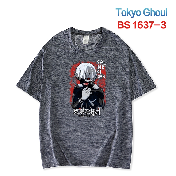 Tokyo Ghoul New ice silk cotton loose and comfortable T-shirt from XS to 5XL   BS-1637-3