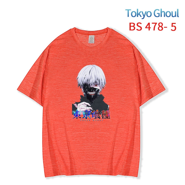 Tokyo Ghoul New ice silk cotton loose and comfortable T-shirt from XS to 5XL  BS-478-5