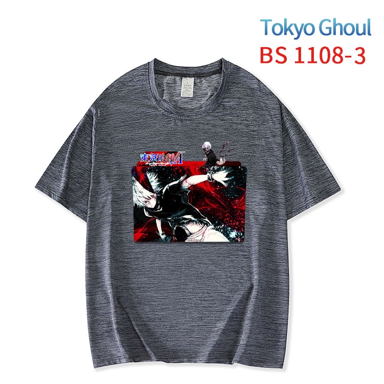 Tokyo Ghoul New ice silk cotton loose and comfortable T-shirt from XS to 5XL BS-1108-3