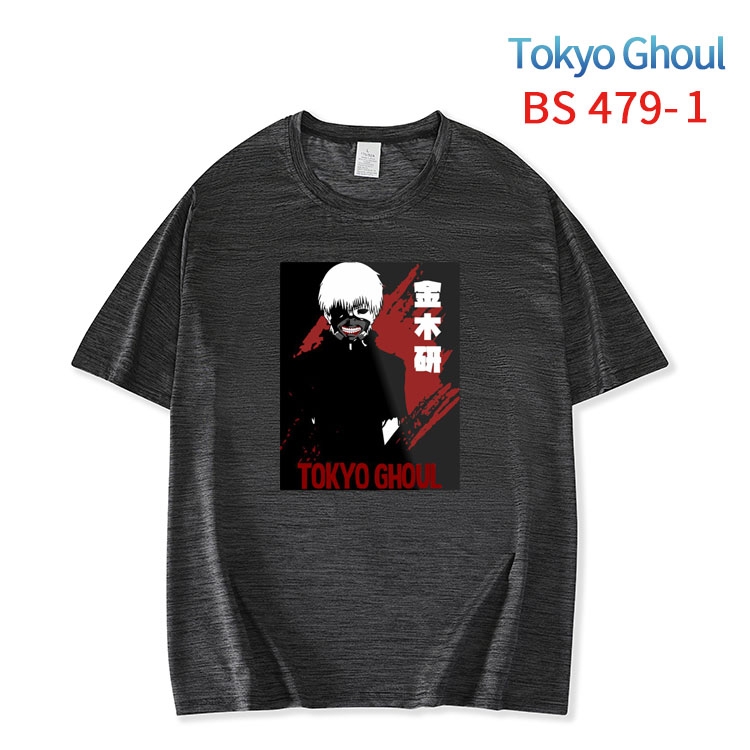 Tokyo Ghoul New ice silk cotton loose and comfortable T-shirt from XS to 5XL BS-479-1