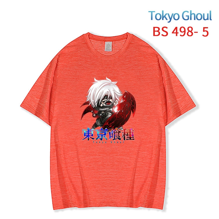 Tokyo Ghoul New ice silk cotton loose and comfortable T-shirt from XS to 5XL BS-498-5