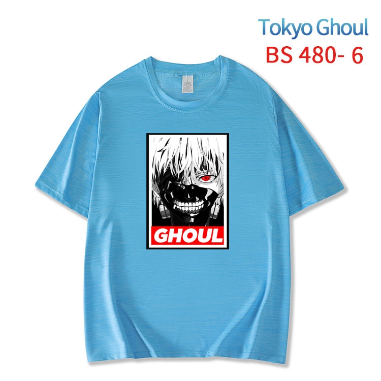 Tokyo Ghoul New ice silk cotton loose and comfortable T-shirt from XS to 5XL  BS-480-6
