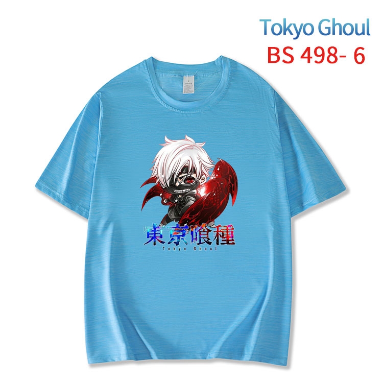 Tokyo Ghoul New ice silk cotton loose and comfortable T-shirt from XS to 5XL   BS-498-6