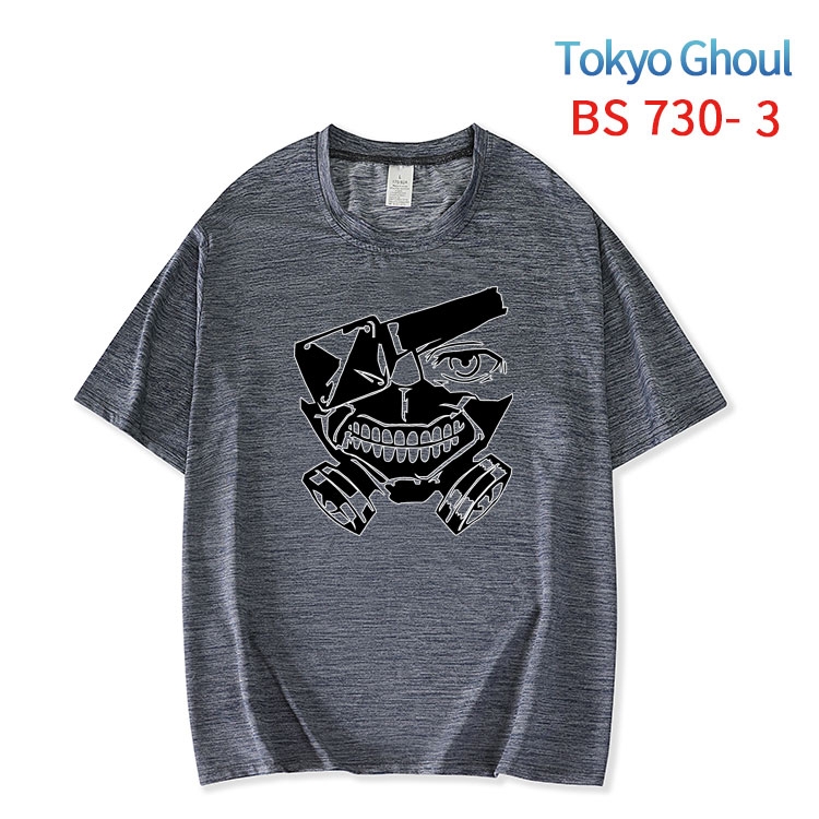Tokyo Ghoul New ice silk cotton loose and comfortable T-shirt from XS to 5XL BS-730-3