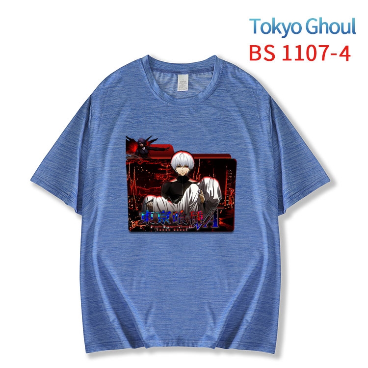 Tokyo Ghoul New ice silk cotton loose and comfortable T-shirt from XS to 5XL   BS-1107-4