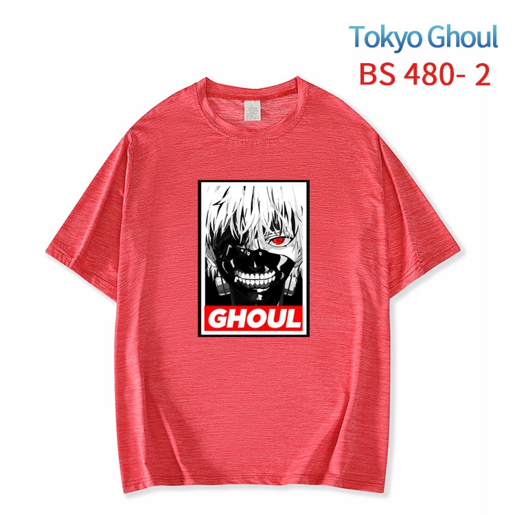 Tokyo Ghoul New ice silk cotton loose and comfortable T-shirt from XS to 5XL   BS-480-2