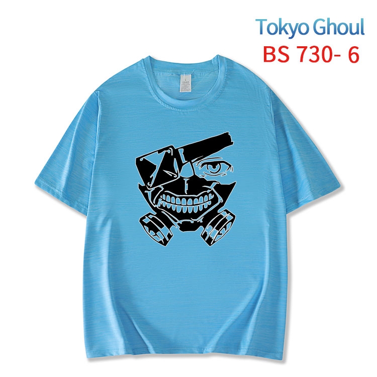 Tokyo Ghoul New ice silk cotton loose and comfortable T-shirt from XS to 5XL  BS-730-6