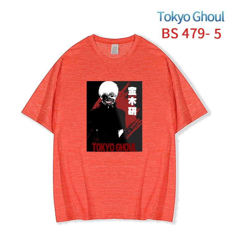 Tokyo Ghoul New ice silk cotton loose and comfortable T-shirt from XS to 5XL  BS-479-5