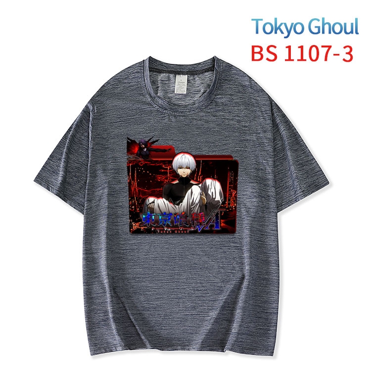 Tokyo Ghoul New ice silk cotton loose and comfortable T-shirt from XS to 5XL  BS-1107-3