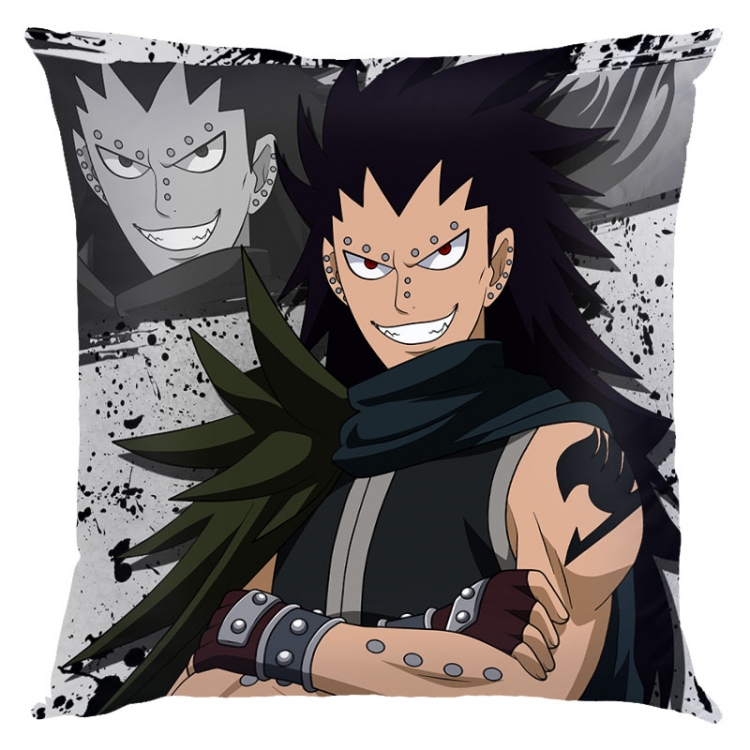 Fairy tail Anime square full-color pillow cushion 45X45CM NO FILLING Y2-4