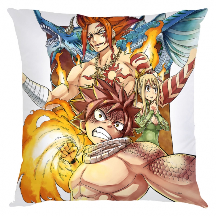 Fairy tail Anime square full-color pillow cushion 45X45CM NO FILLING Y2-24
