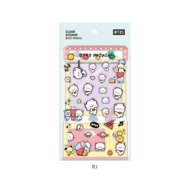 BTS Transparent stickers mini stickers diary phone case stickers  price for 10 pcs 
