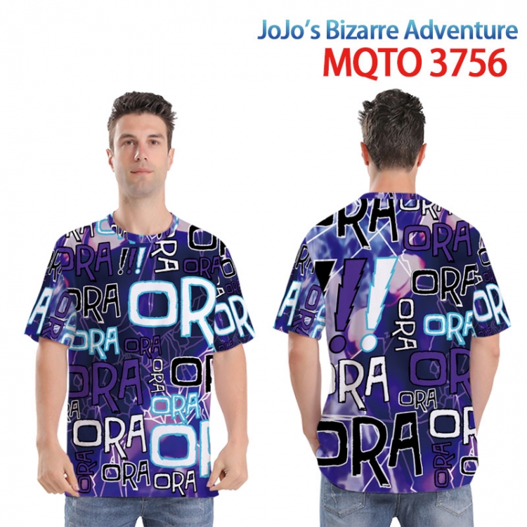 JoJos Bizarre Adventure Full color printed short sleeve T-shirt from XXS to 4XL  MQTO 3756