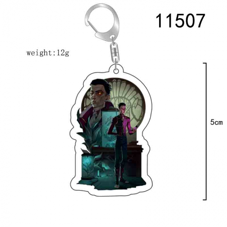 League of Legends Anime acrylic Key Chain  price for 5 pcs  11507