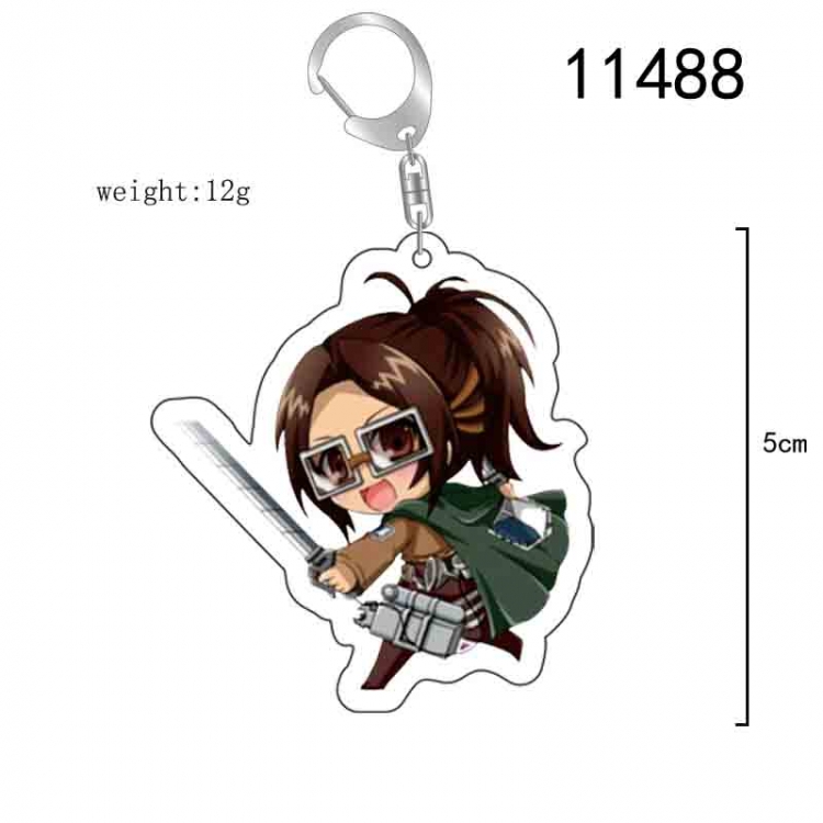 Shingeki no Kyojin Anime acrylic Key Chain  price for 5 pcs 11488