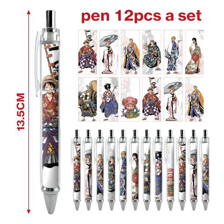 One Piece anime ballpoint pen A set of 12