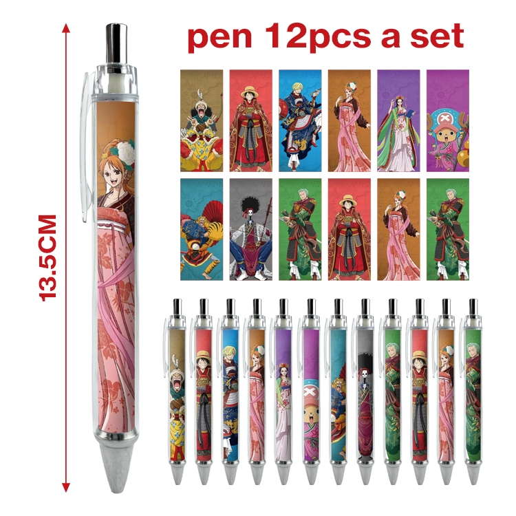 One Piece anime ballpoint pen A set of 12