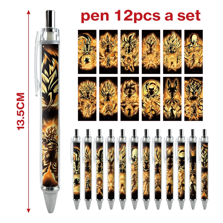 DRAGON BALL anime ballpoint pen A set of 12