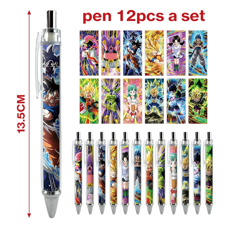 DRAGON BALL anime ballpoint pen A set of 12