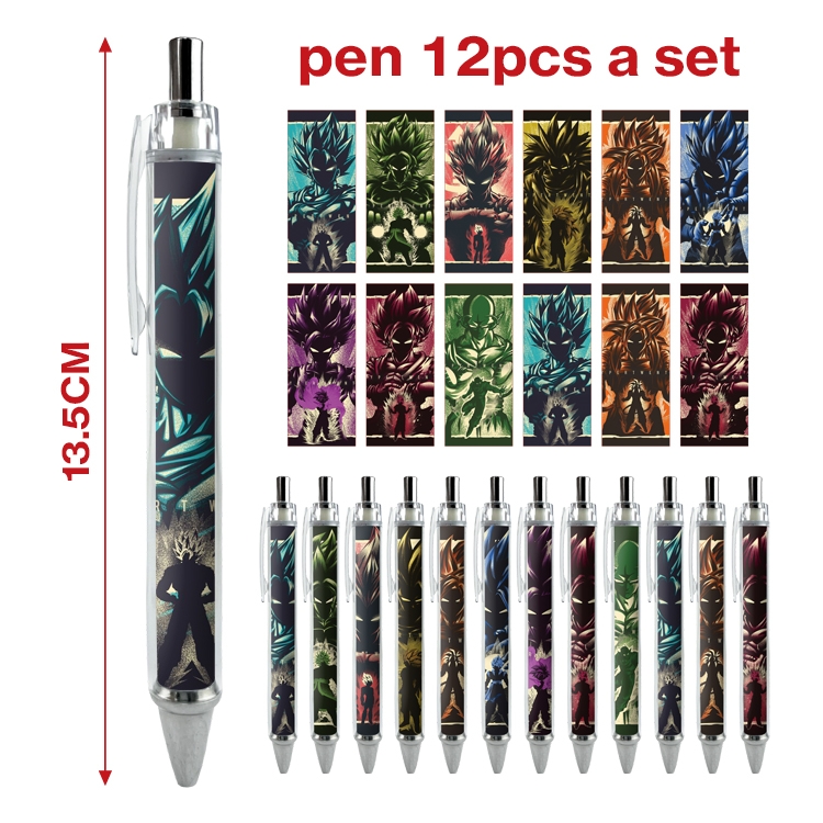 DRAGON BALL anime ballpoint pen A set of 12