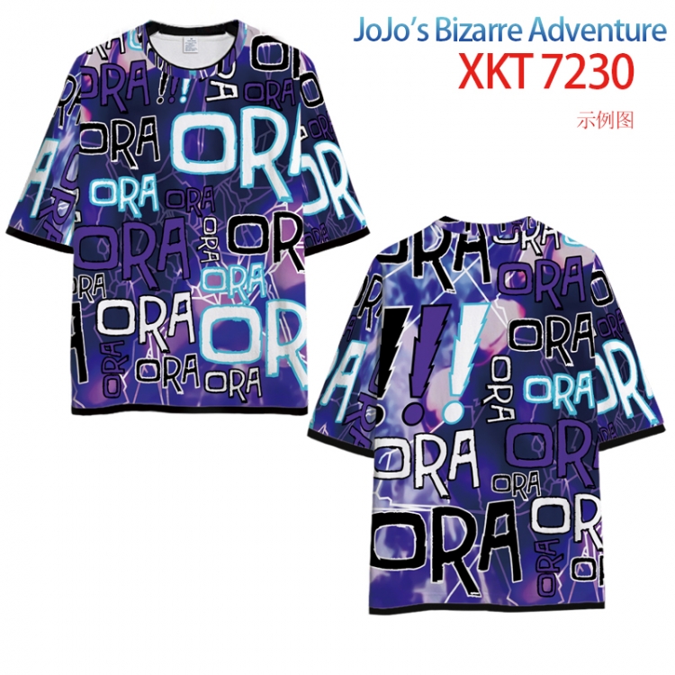 JoJos Bizarre Adventure Full Color Loose short sleeve cotton T-shirt  from S to 4XL XKT 7230