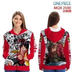 One Piece Long Sleeve Zip Hood...