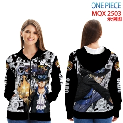 One Piece Long Sleeve Zip Hood...