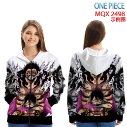 One Piece Long Sleeve Zip Hood...