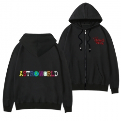 Travis Scott Black Hooded Thic...