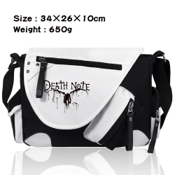 Death note PU Colorblock Leath...