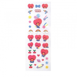 BTS Cartoon transparent sticke...