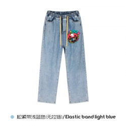 SK∞ Elasticated No-Zip Denim T...