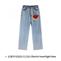 SK∞ Elasticated No-Zip Denim T...