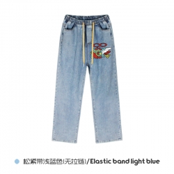 SK∞ Elasticated No-Zip Denim T...