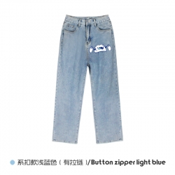 SK∞ Elasticated No-Zip Denim T...