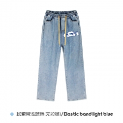 SK∞ Elasticated No-Zip Denim T...