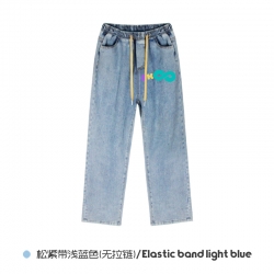 SK∞ Elasticated No-Zip Denim T...