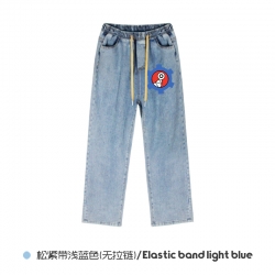 SK∞ Elasticated No-Zip Denim T...