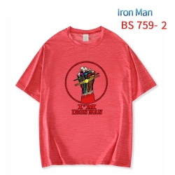 Iron Man New ice silk cotton l...