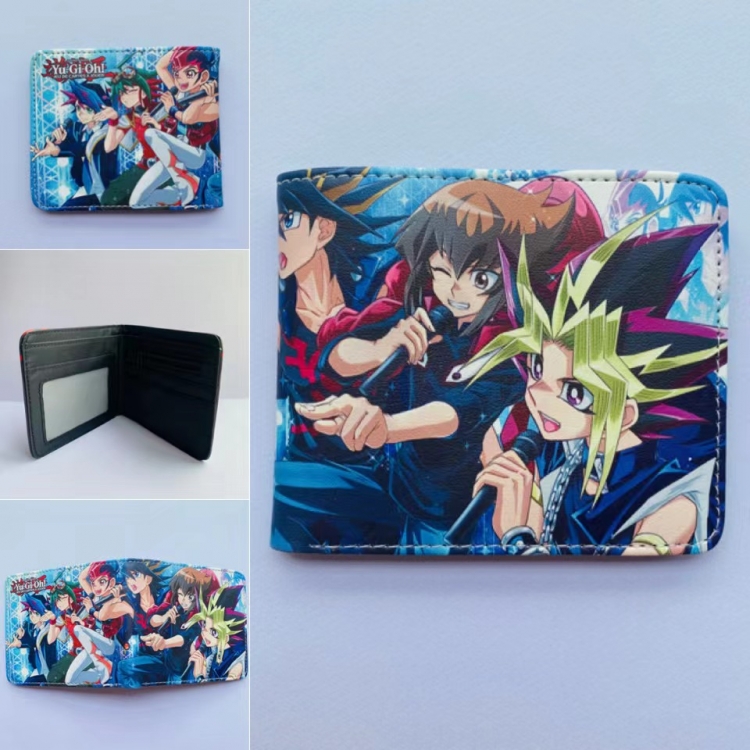 Yugioh Full color  Two fold short card case wallet 