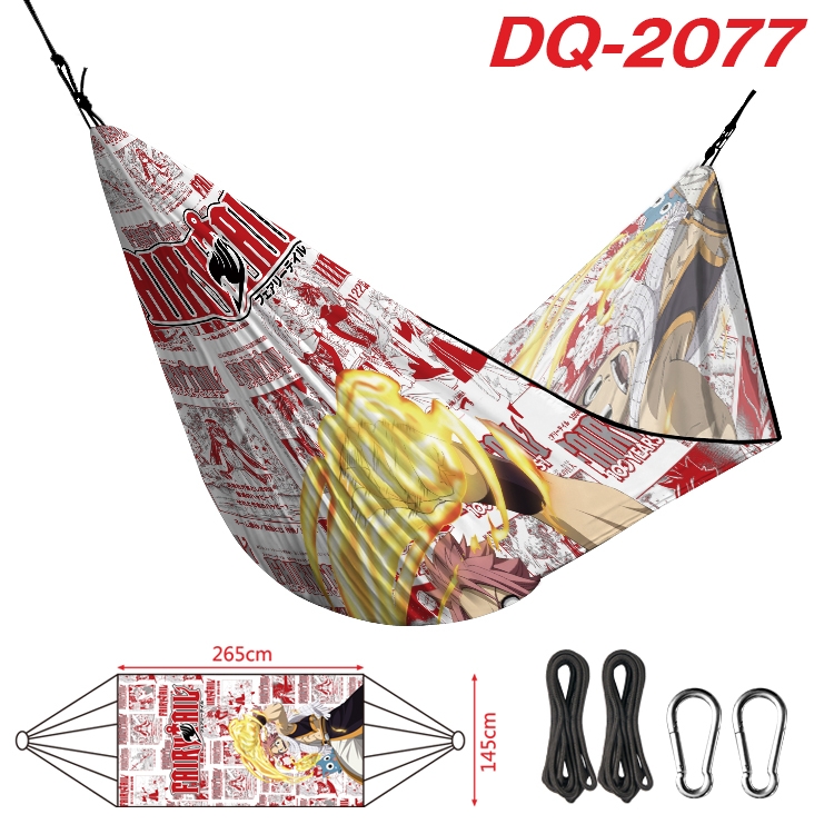 Fairy tail Outdoor full color watermark printing hammock 265x145cm DQ-2077