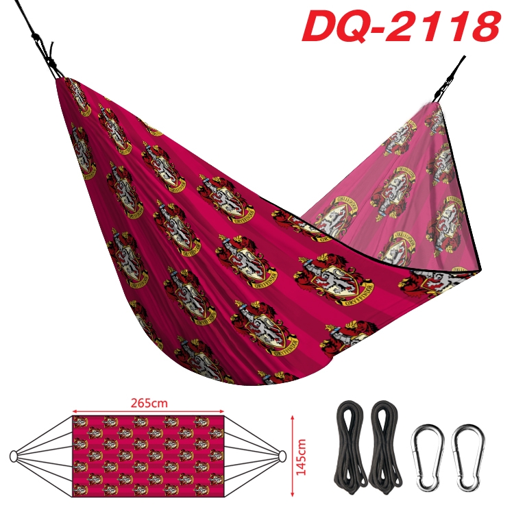 Harry Potter Outdoor full color watermark printing hammock 265x145cm DQ-2118