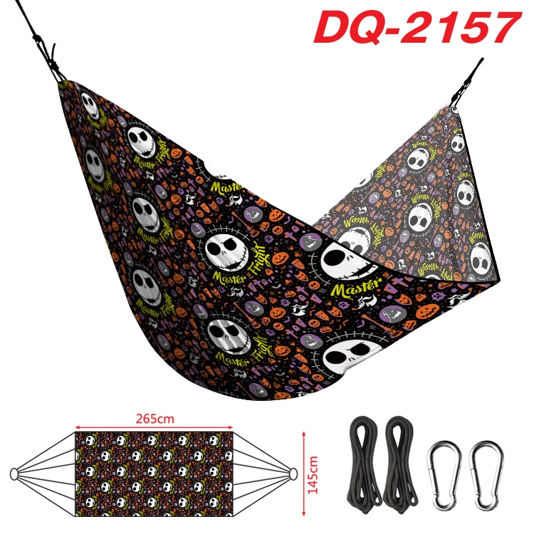 The Nightmare Before Christmas Outdoor full color watermark printing hammock 265x145cm DQ-2157